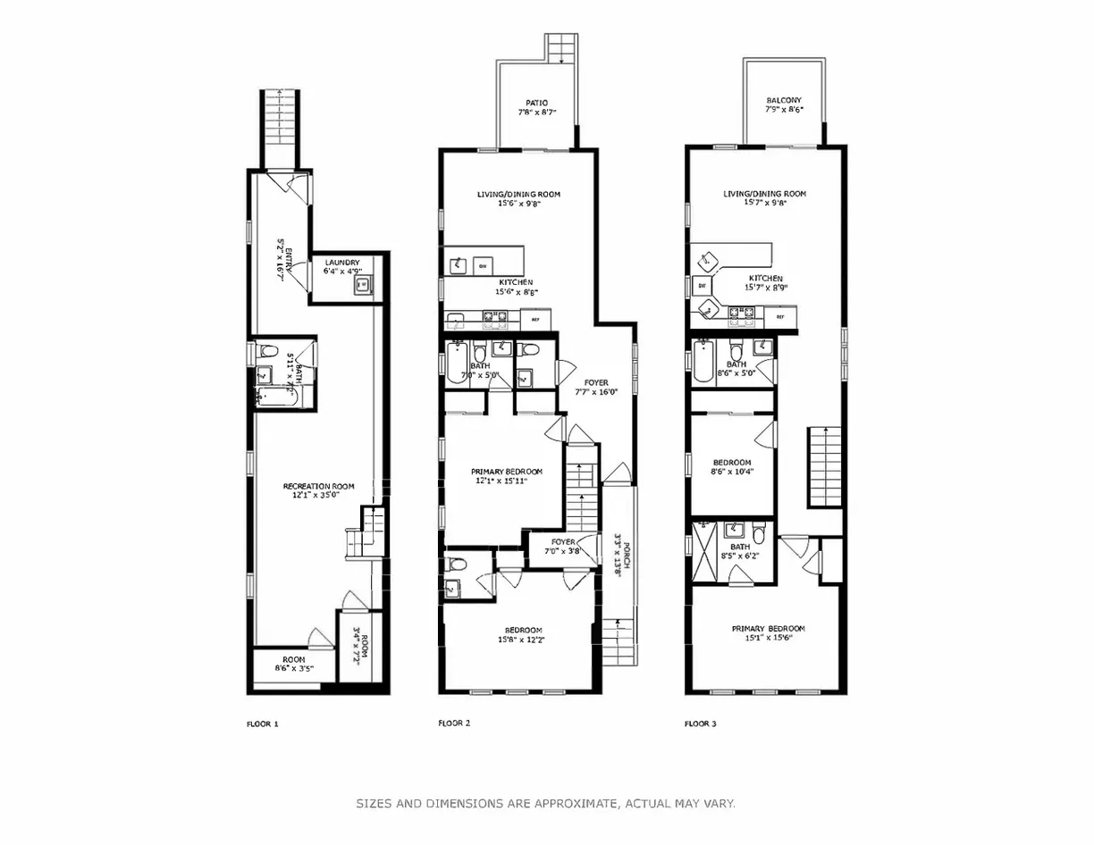 New York City Real Estate | View 4733 Beach 47th Street | Floorplan 1