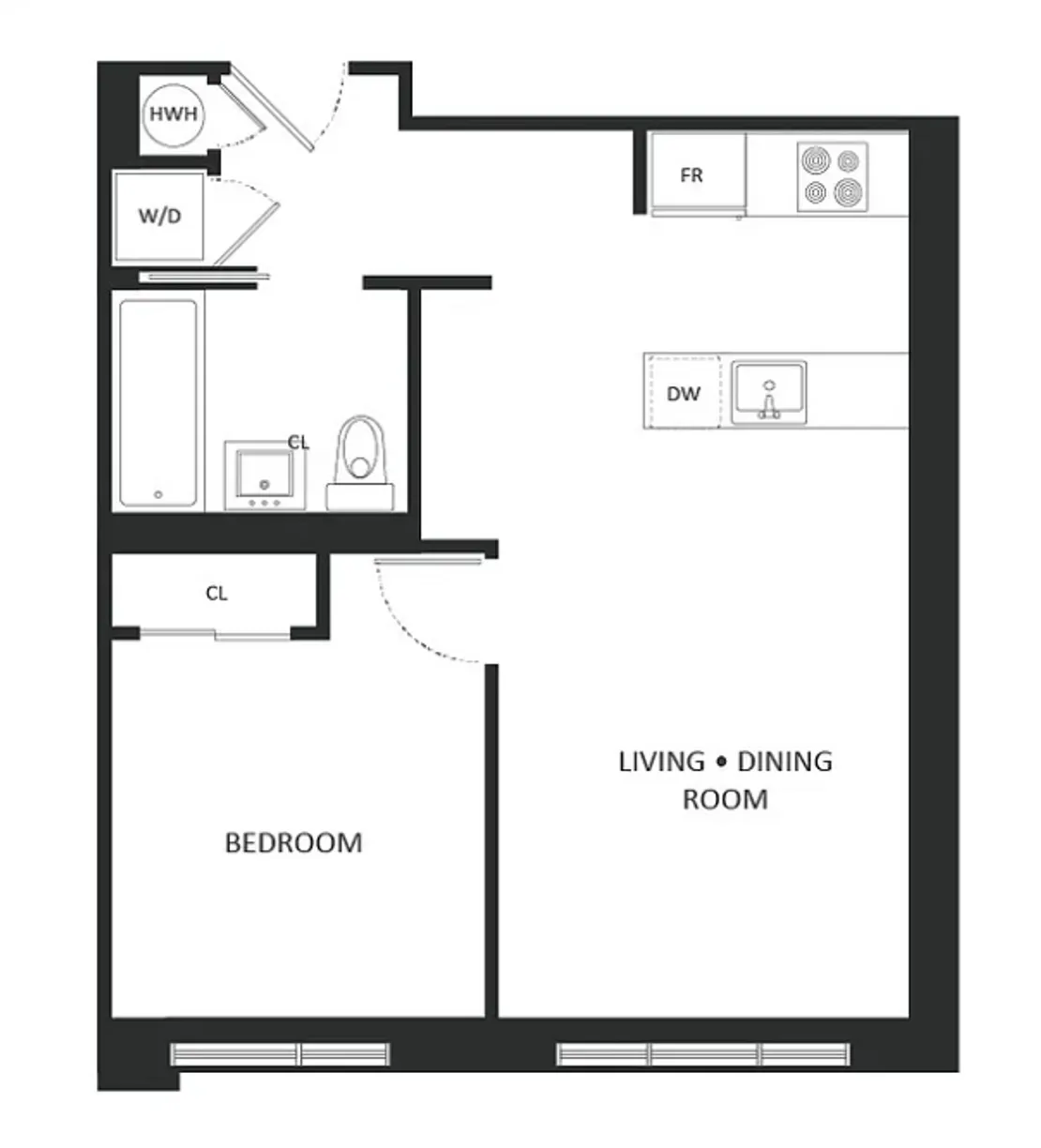 New York City Real Estate | View 1325 Herkimer Street, 404 | Floorplan