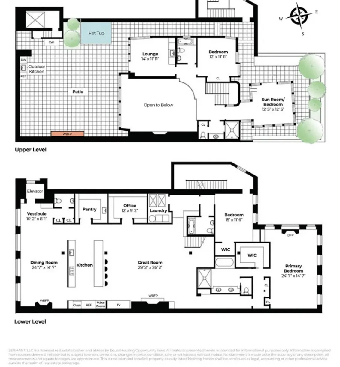 New York City Real Estate | View 459 W Broadway, PHSOUTH | Floorplan