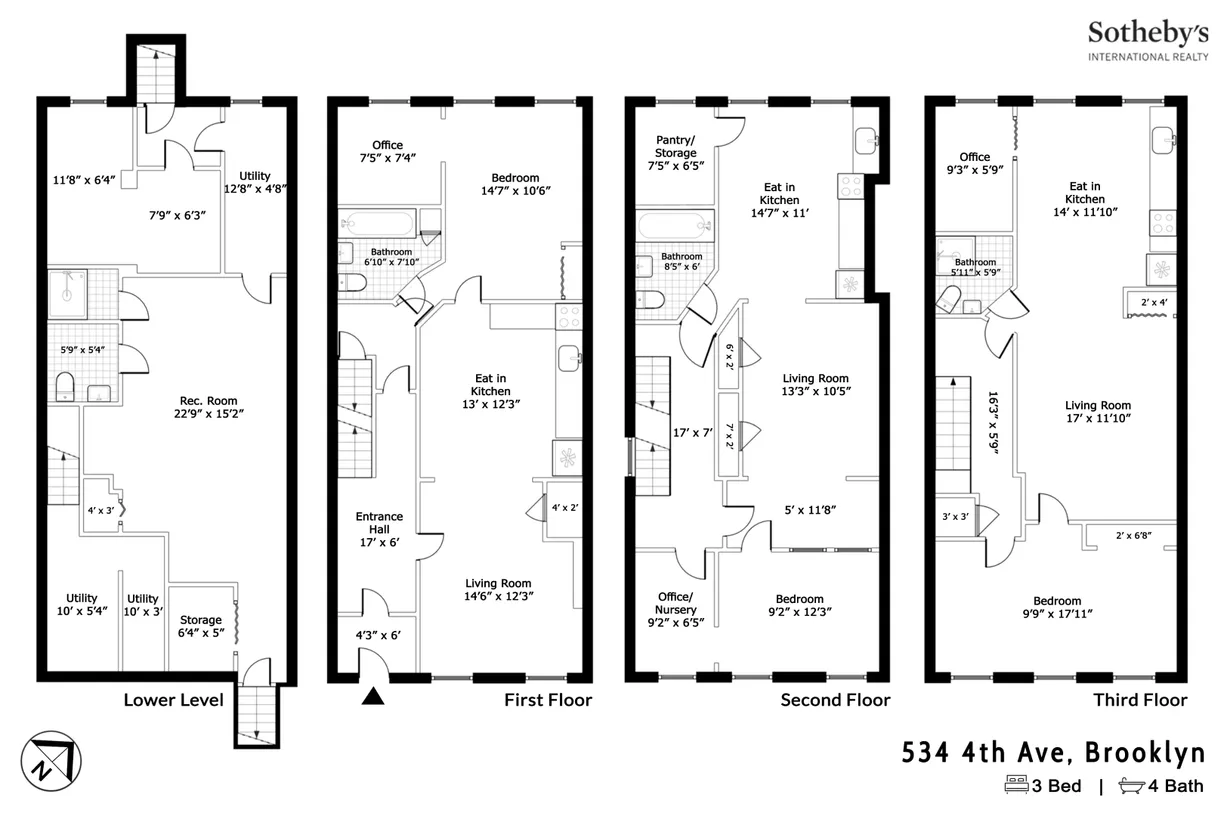 New York City Real Estate | View 534 4th Avenue | Floorplan