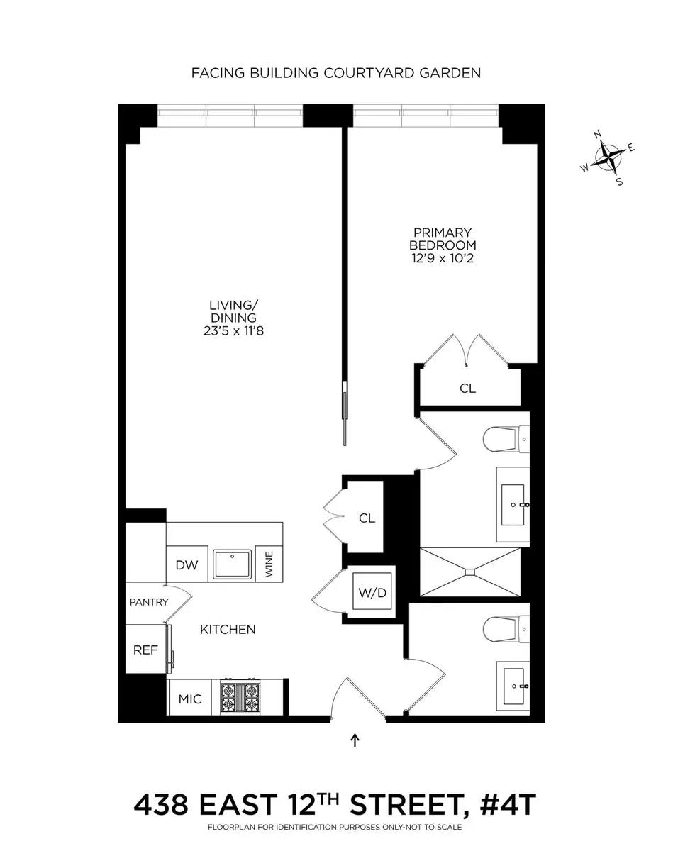 New York City Real Estate | View 438 E 12th Street, 4T | Floorplan