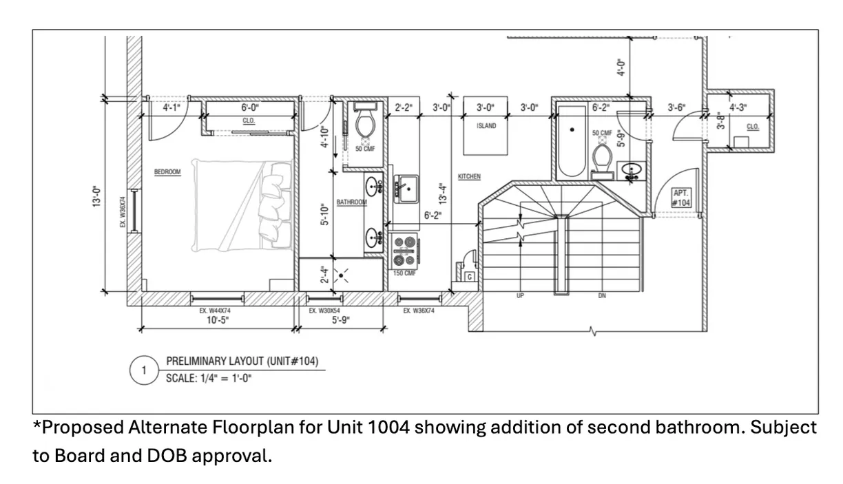 New York City Real Estate | View 600 W 115th Street, 1004 | Floorplan 2