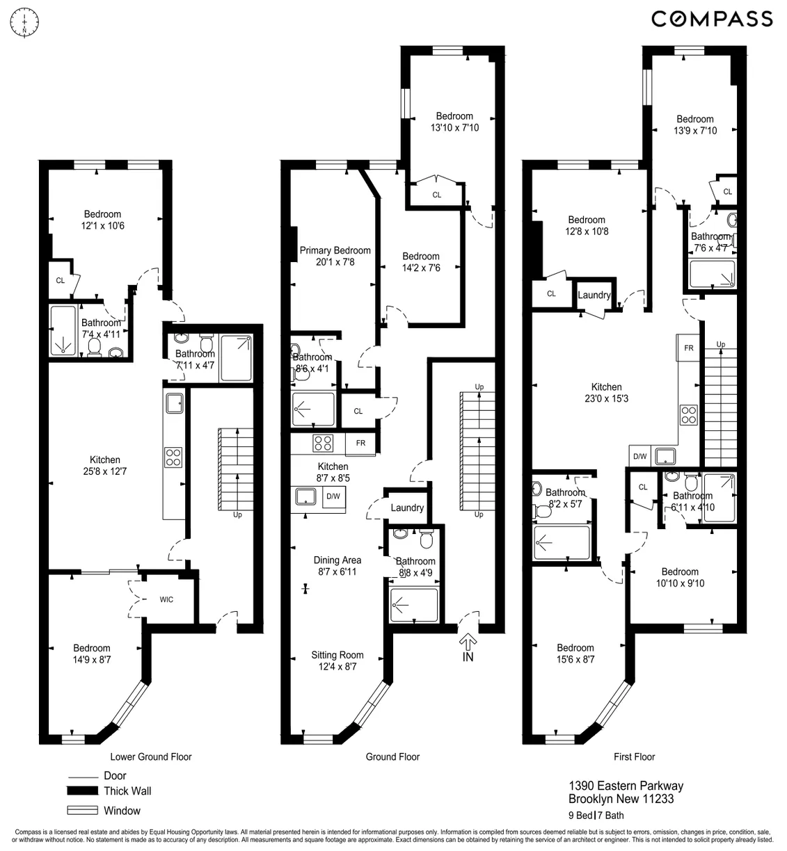 New York City Real Estate | View 1390 Eastern Parkway | Floorplan
