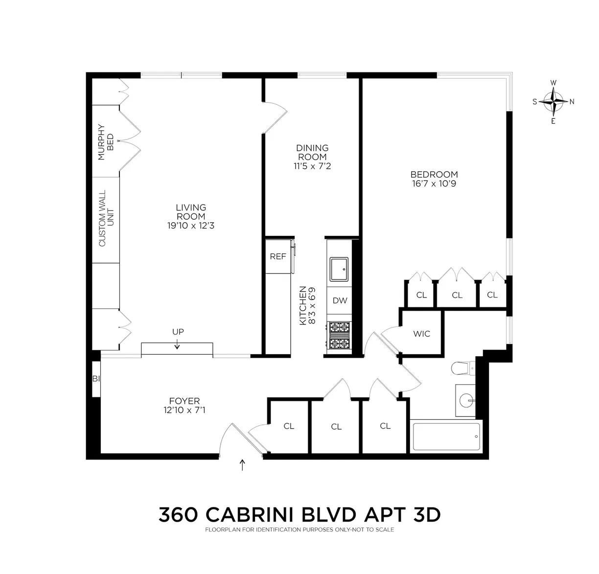 New York City Real Estate | View 360 Cabrini Boulevard, 3D | Floorplan