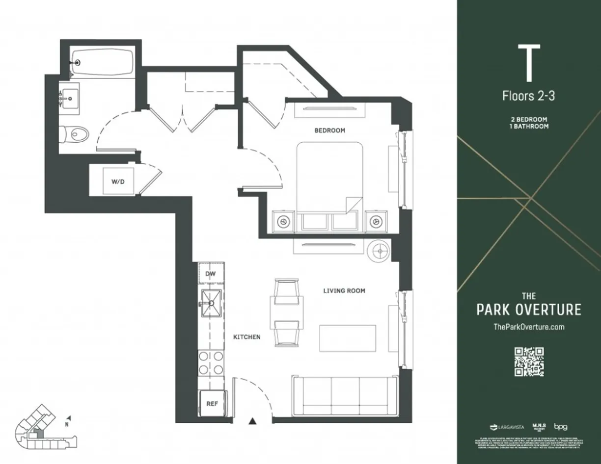New York City Real Estate | View 4568 Broadway, 2T | Floorplan