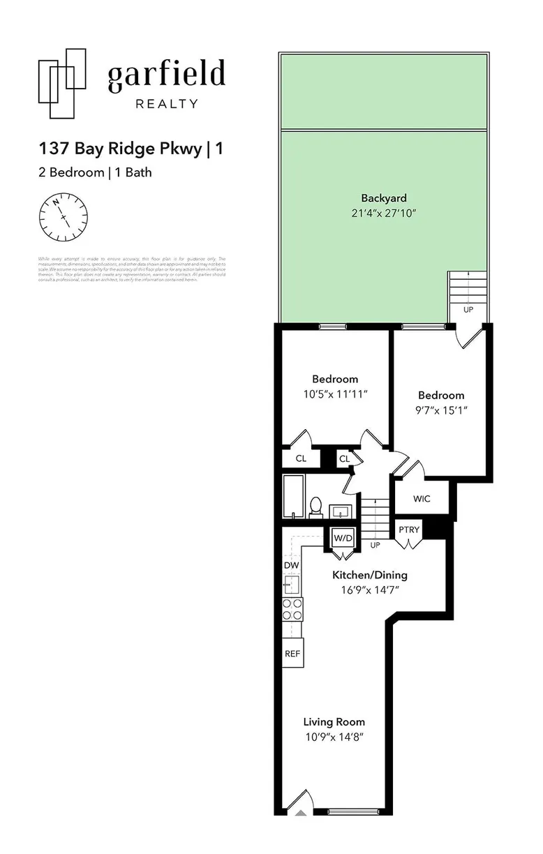 New York City Real Estate | View 137 37 Bay Ridge Parkway, 1 | Floorplan