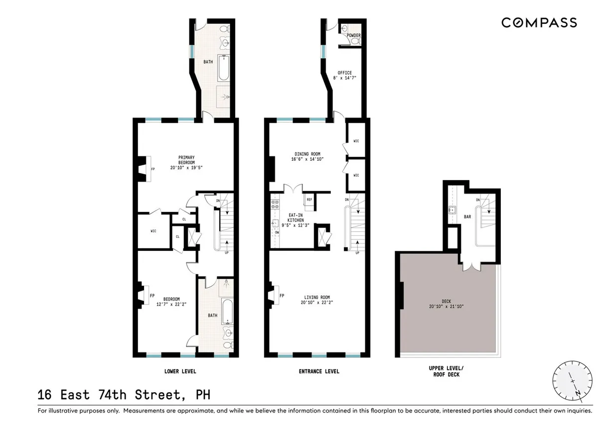 New York City Real Estate | View 16 E 74th Street, 4/5 | Floorplan