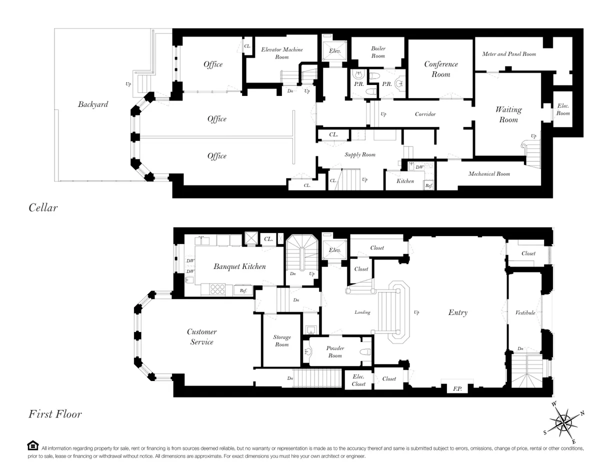 New York City Real Estate | View 4 E 80th Street | Floorplan 1