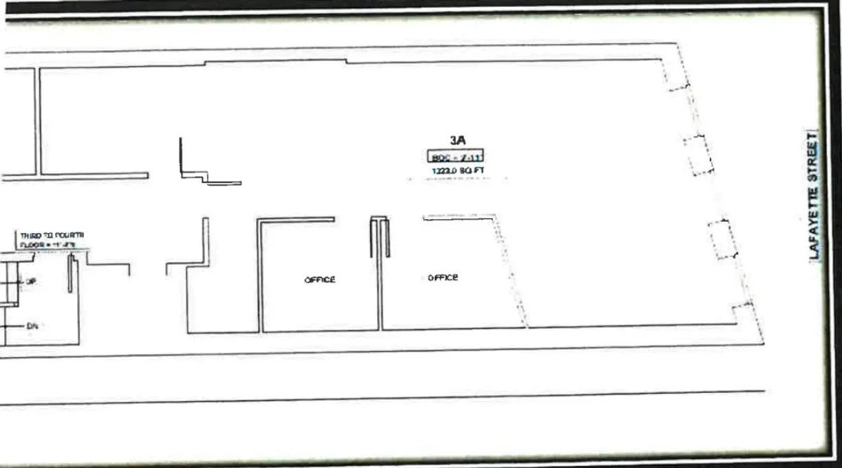 New York City Real Estate | View 250 Lafayette Street, 3A | Floorplan