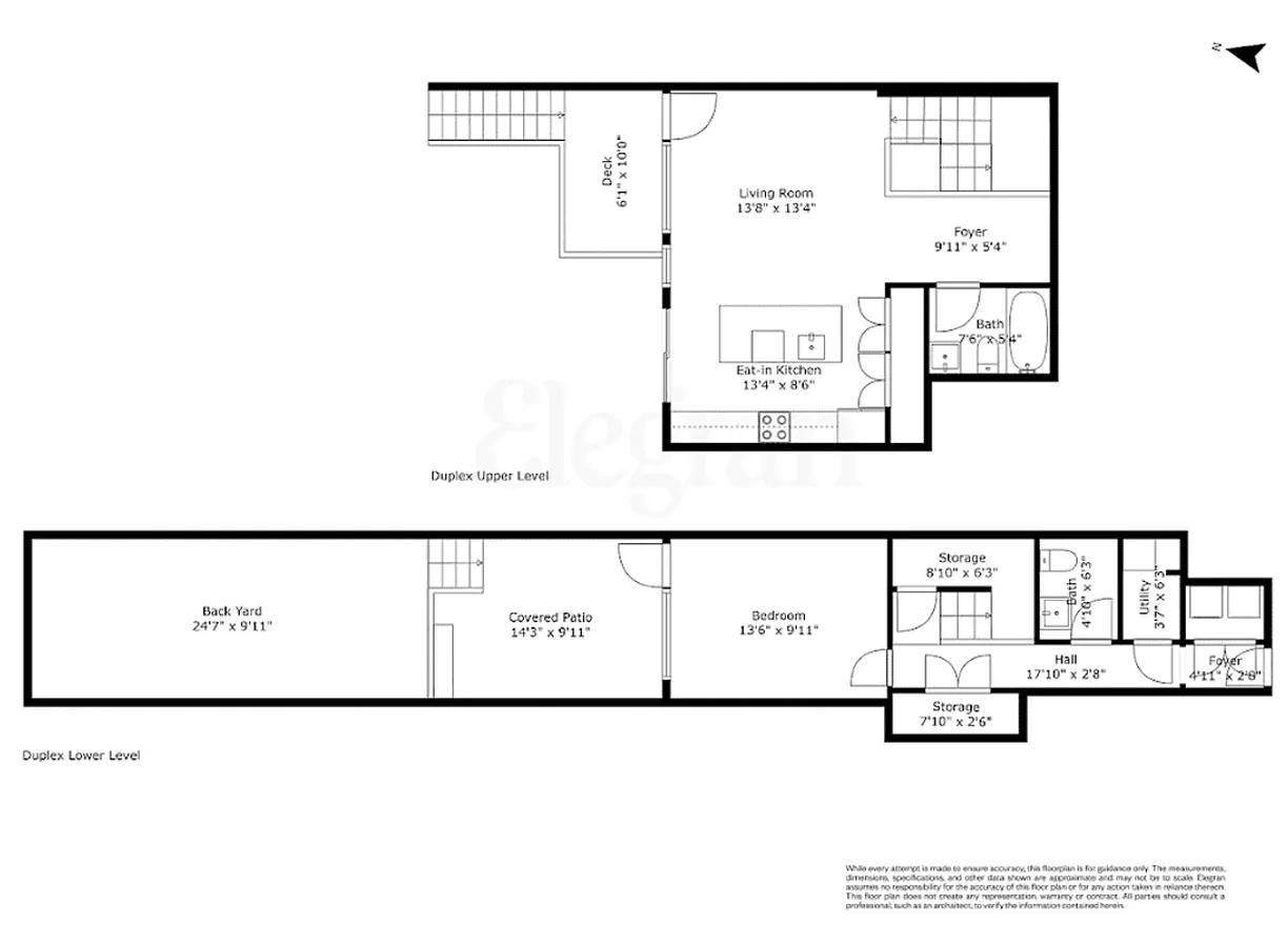 New York City Real Estate | View 237 Devoe Street, 1R | Floorplan
