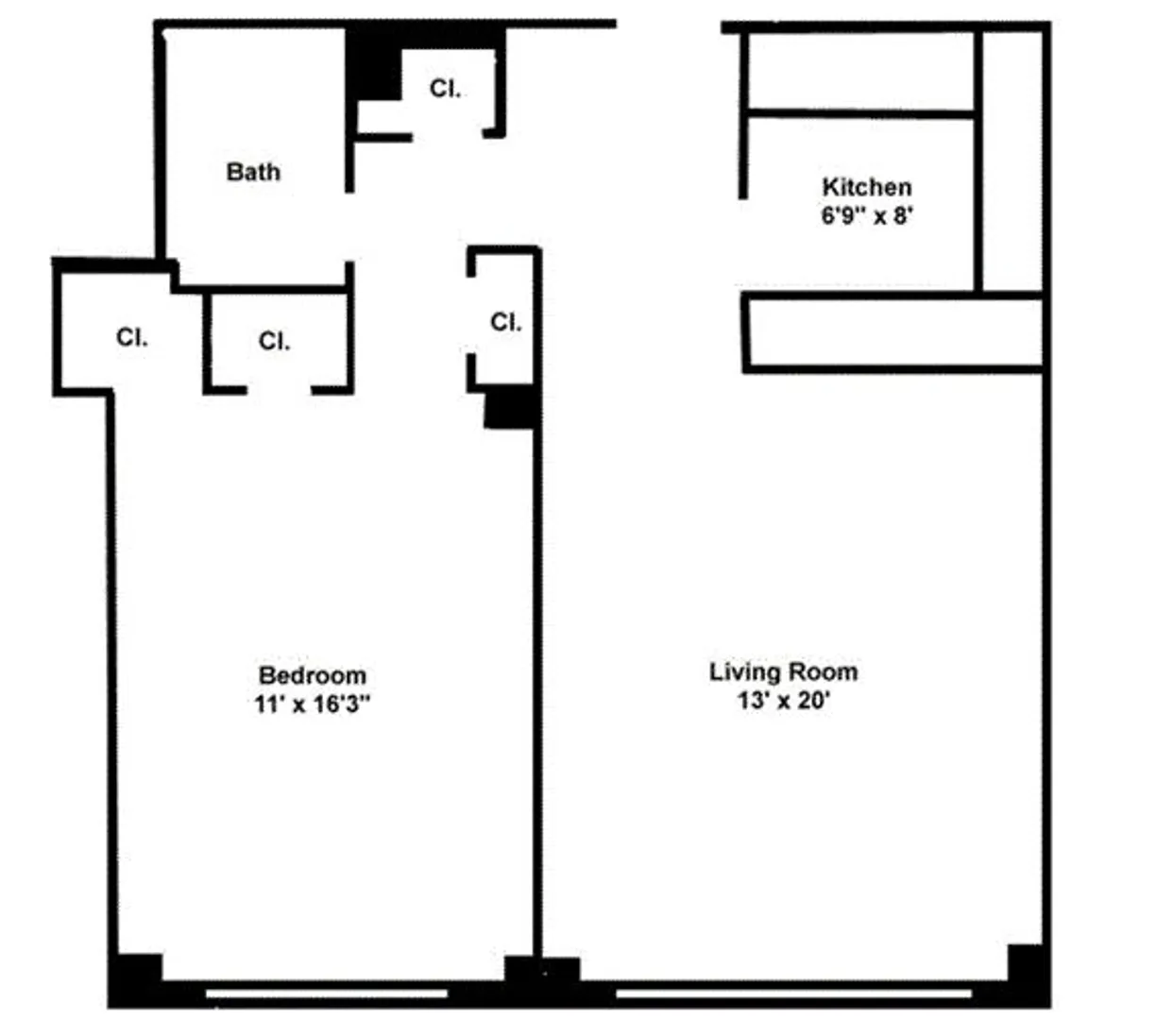 New York City Real Estate | View 140 E 56th Street, 7H | Floorplan