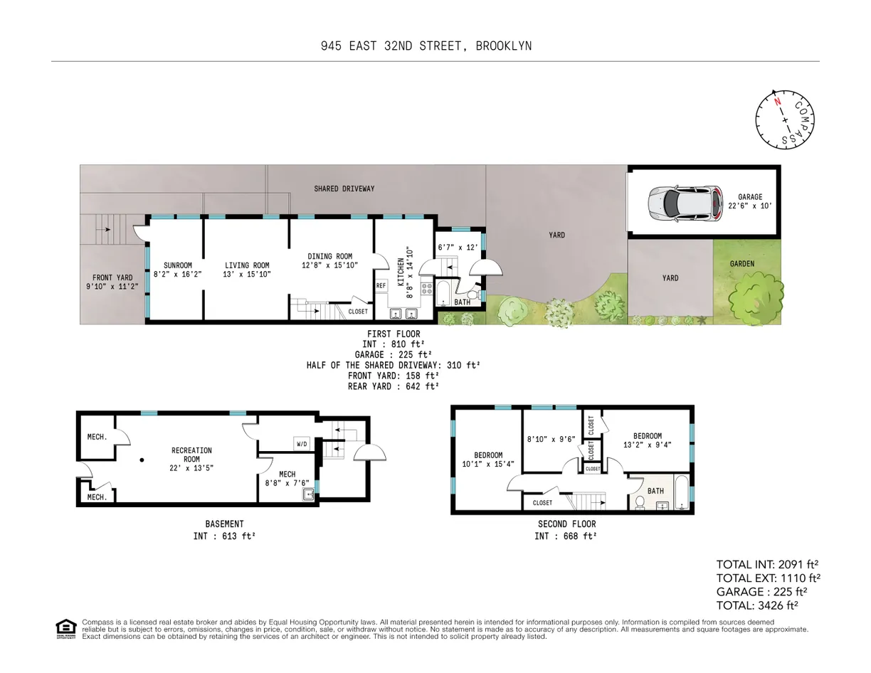 New York City Real Estate | View 945 E 32nd Street | Floorplan