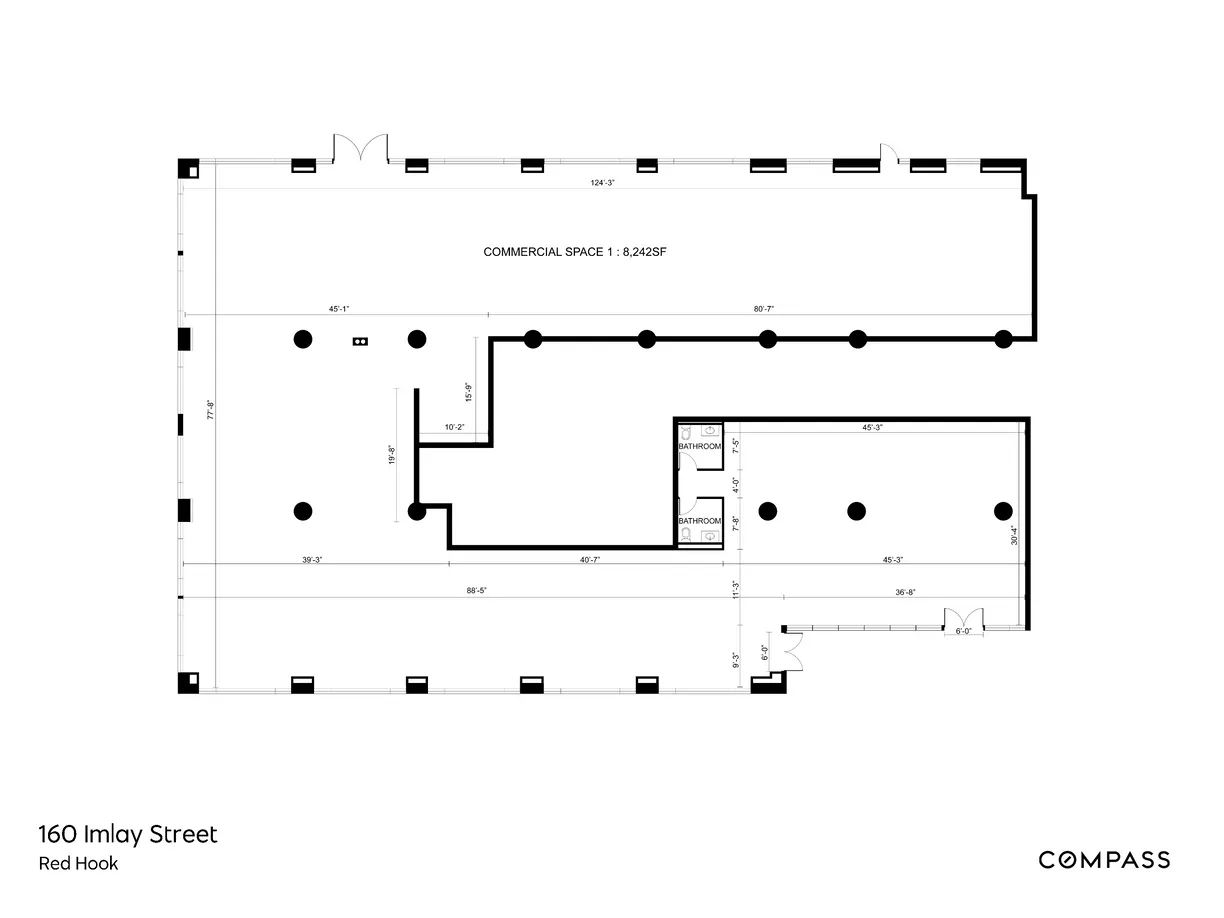 New York City Real Estate | View 160 Imlay Street, RETL 1 | Floorplan