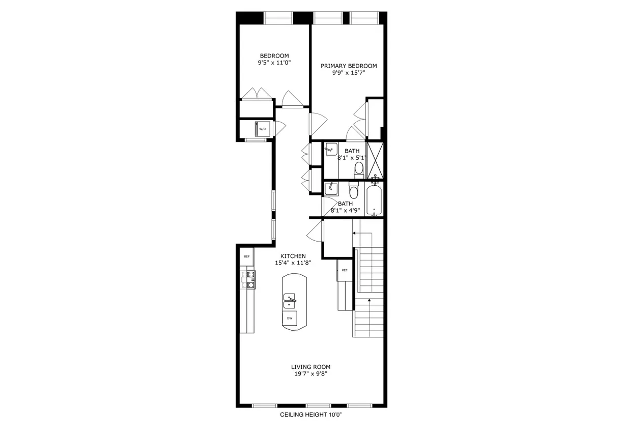 New York City Real Estate | View 1242 Hancock Street, 3A | Floorplan 1