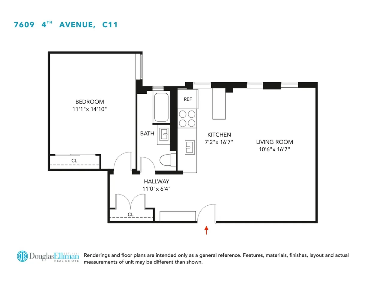 New York City Real Estate | View 7609 4th Avenue, C11 | Floorplan