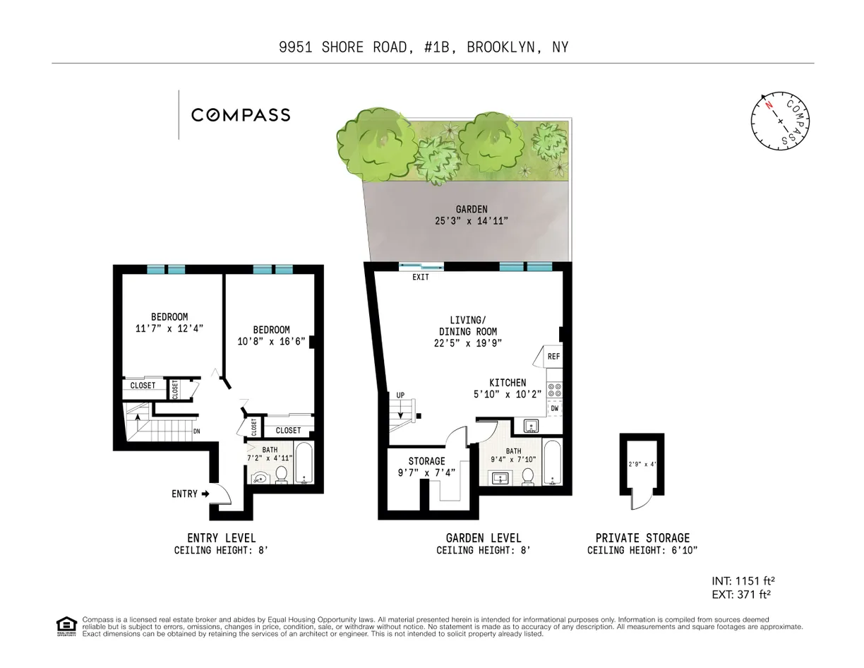 New York City Real Estate | View 9951 Shore Road, 1B | Floorplan