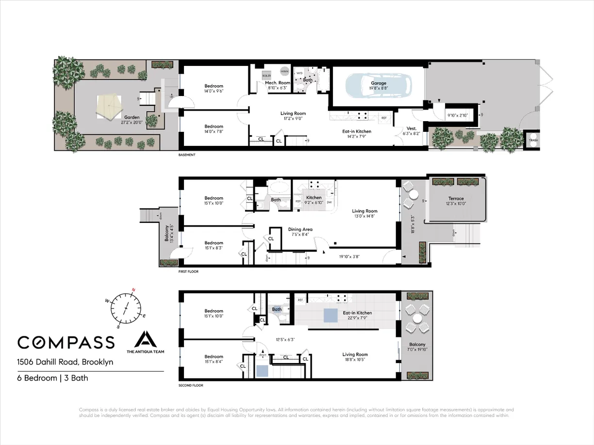 New York City Real Estate | View 1506 Dahill Road | Floorplan