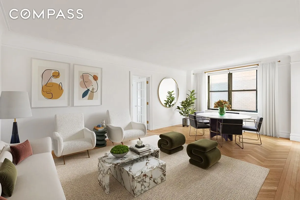 New York City Real Estate | View 395 Riverside Drive, 9F | 2 Beds, 1 Bath