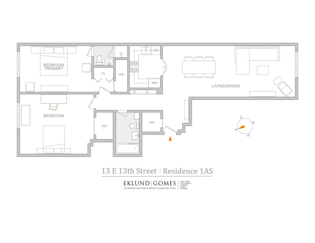 New York City Real Estate | View 13 W 13th Street, 1AS | Floorplan