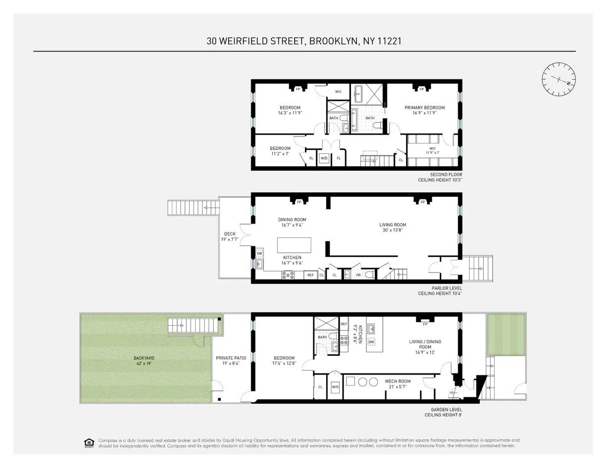 New York City Real Estate | View 30 Weirfield Street | Floorplan
