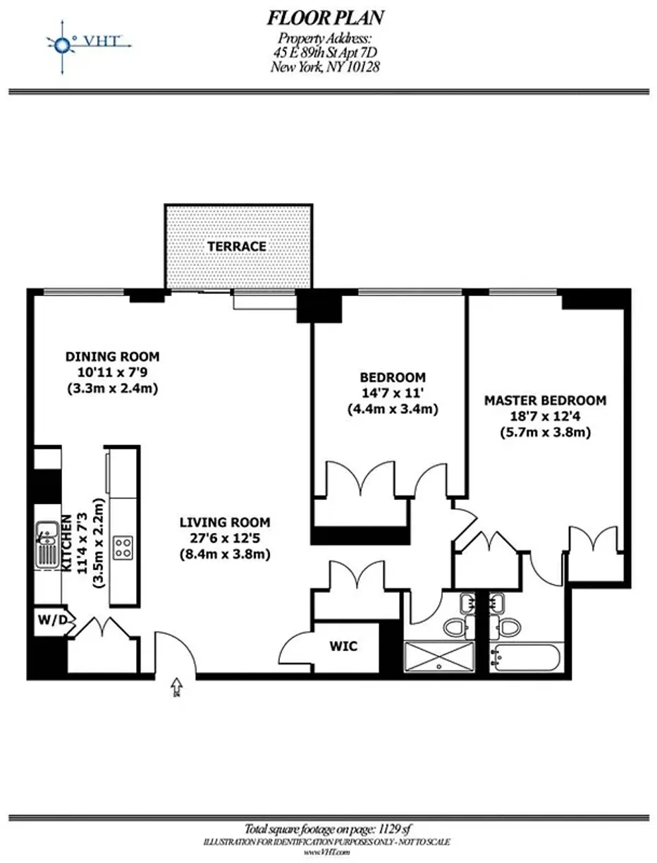 New York City Real Estate | View 45 E 89th Street, 7D | Floorplan