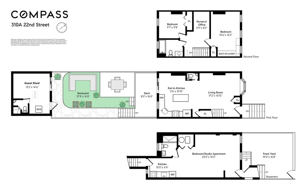 New York City Real Estate | View 310 A 22nd Street | Floorplan
