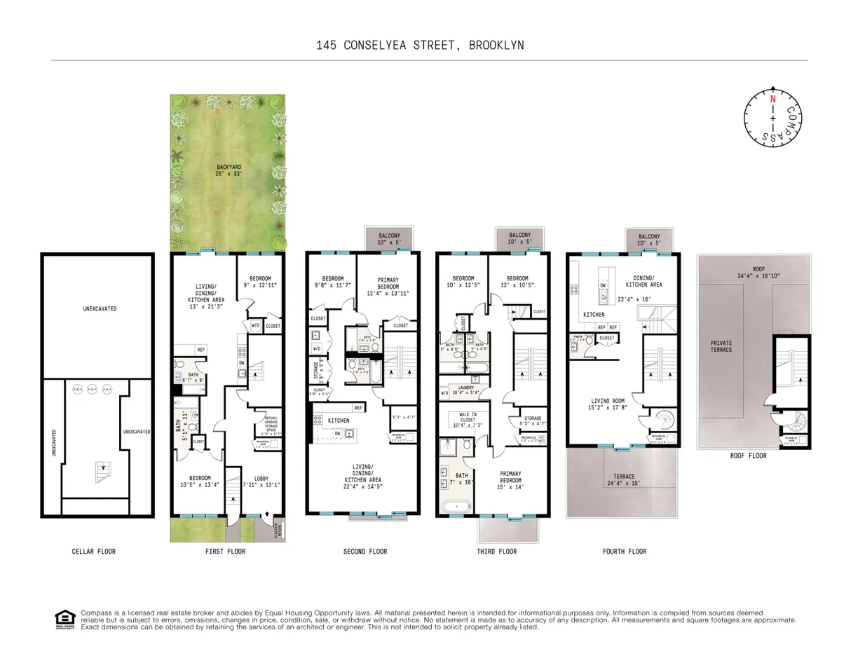 New York City Real Estate | View 145 Conselyea Street | Floorplan 2