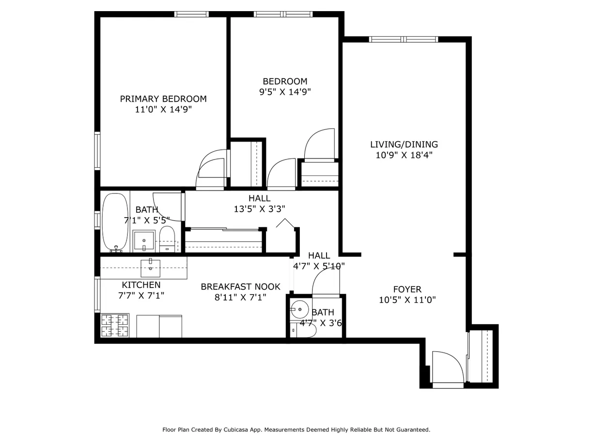 New York City Real Estate | View 33-27 91st Street, 3J | Floorplan