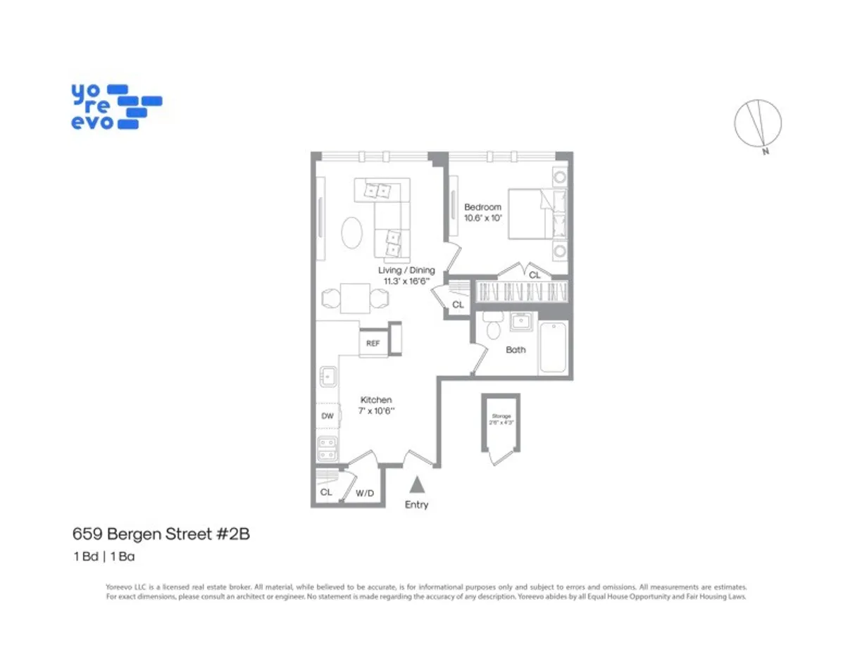 New York City Real Estate | View 357 E 57th Street, 8B | Floorplan
