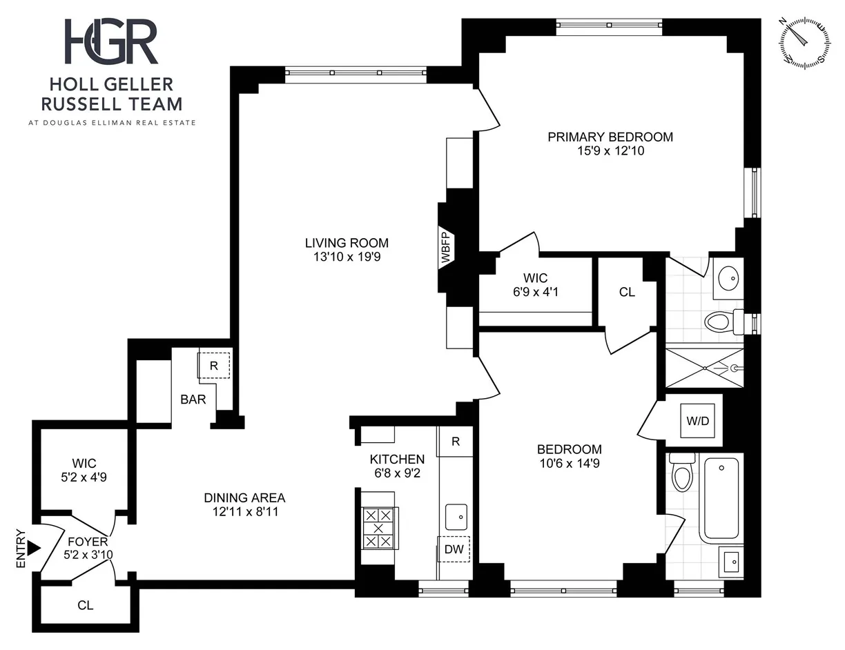 New York City Real Estate | View 400 E 52nd Street, 15A | Floorplan