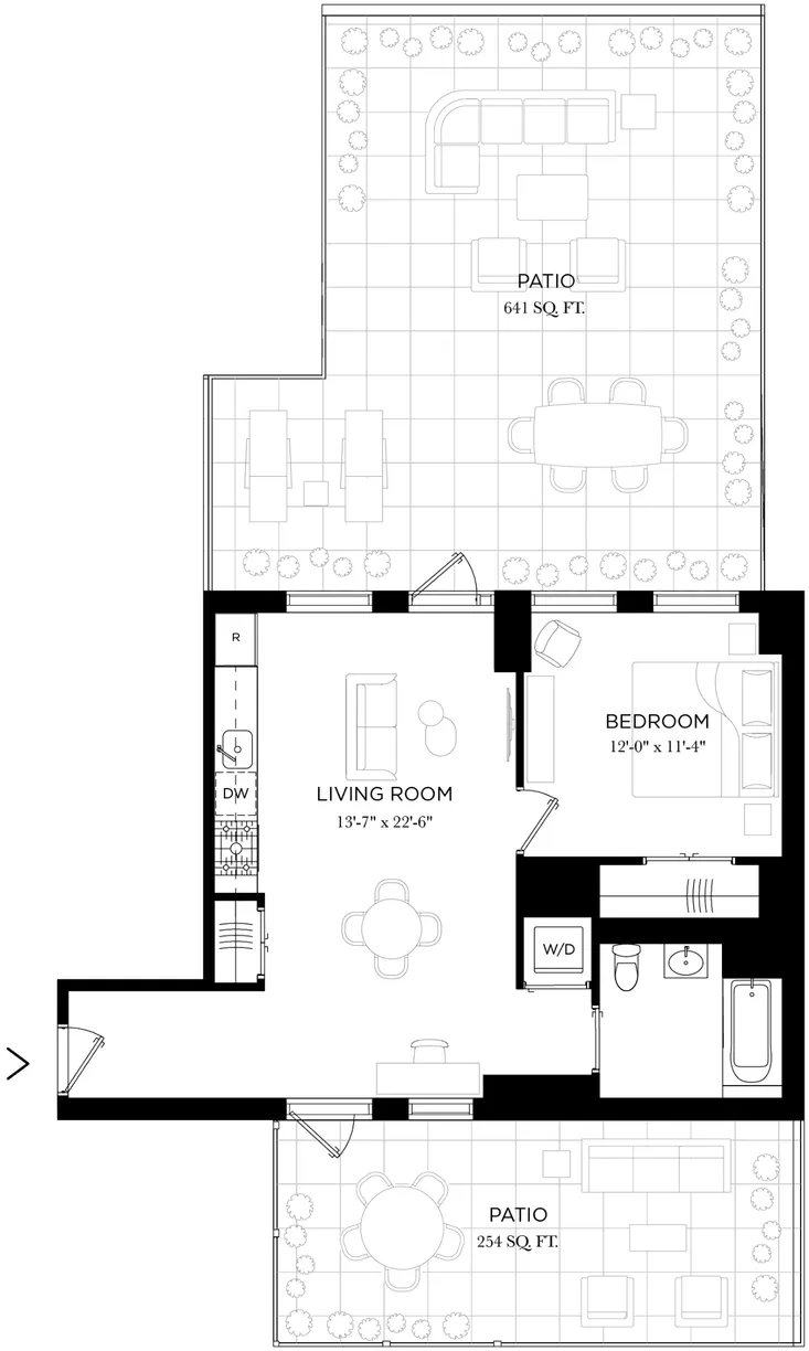 New York City Real Estate | View 111 Montgomery Street, GARDEN B | Floorplan