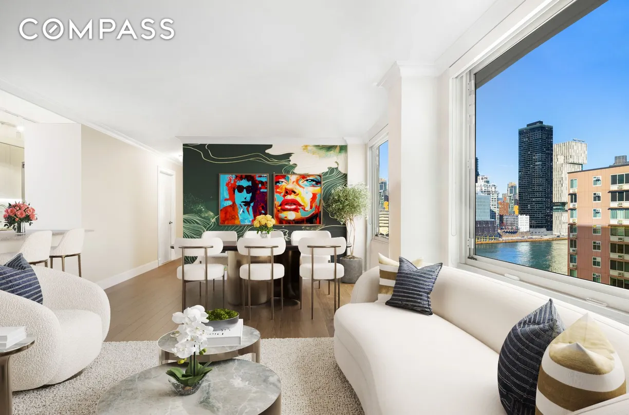New York City Real Estate | View 555 Main Street, 1002 | 2 Beds, 2 Baths