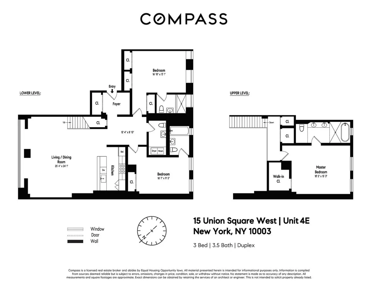 New York City Real Estate | View 15 Union Square W, 4E | Floorplan