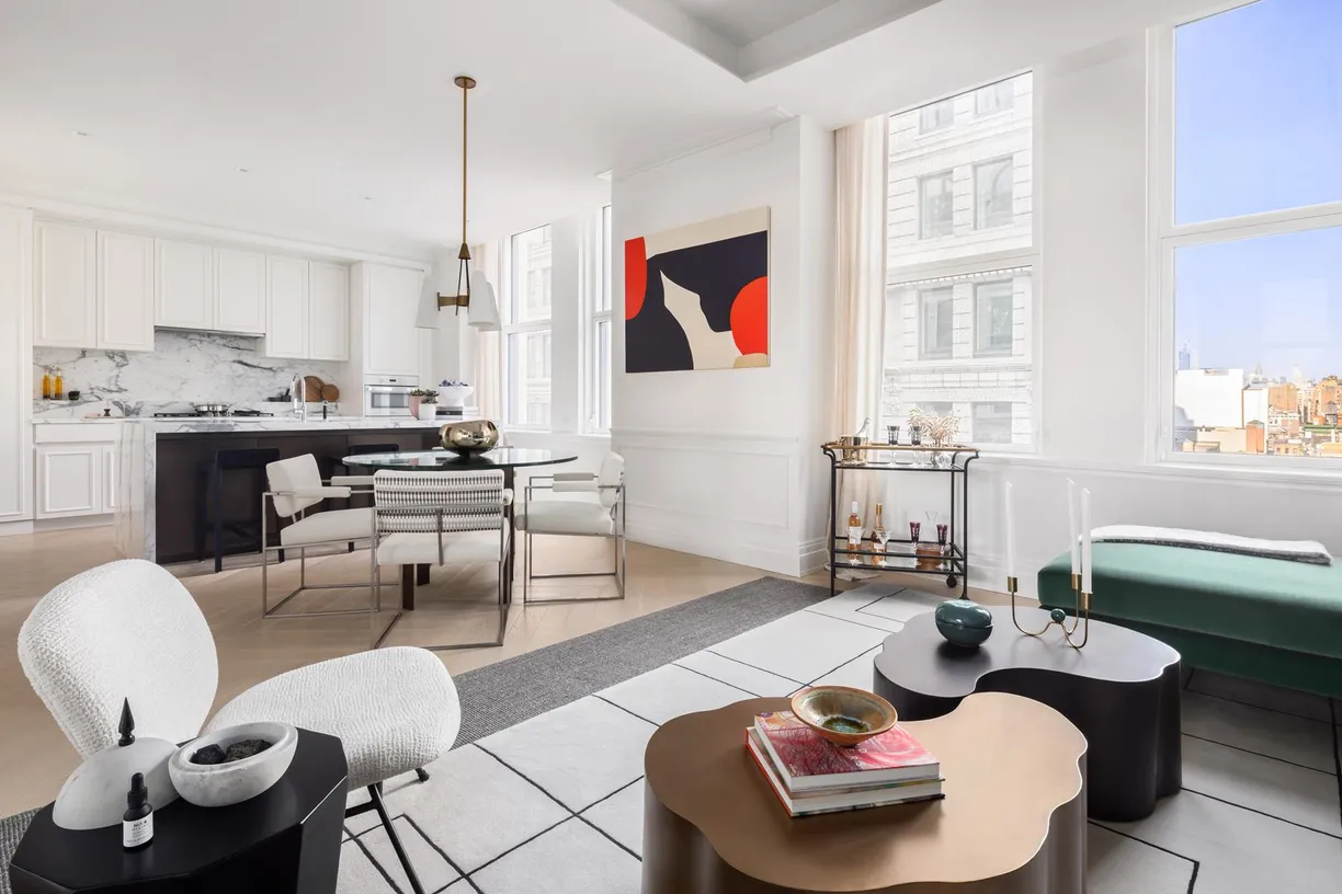 New York City Real Estate | View 108 Leonard Street, 8B | 2 Beds, 3 Baths
