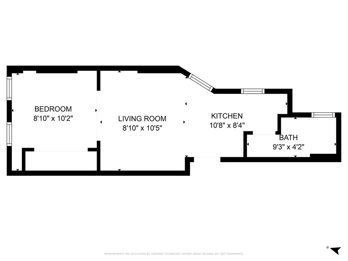 New York City Real Estate | View 223 W 10th Street, 2C | Floorplan
