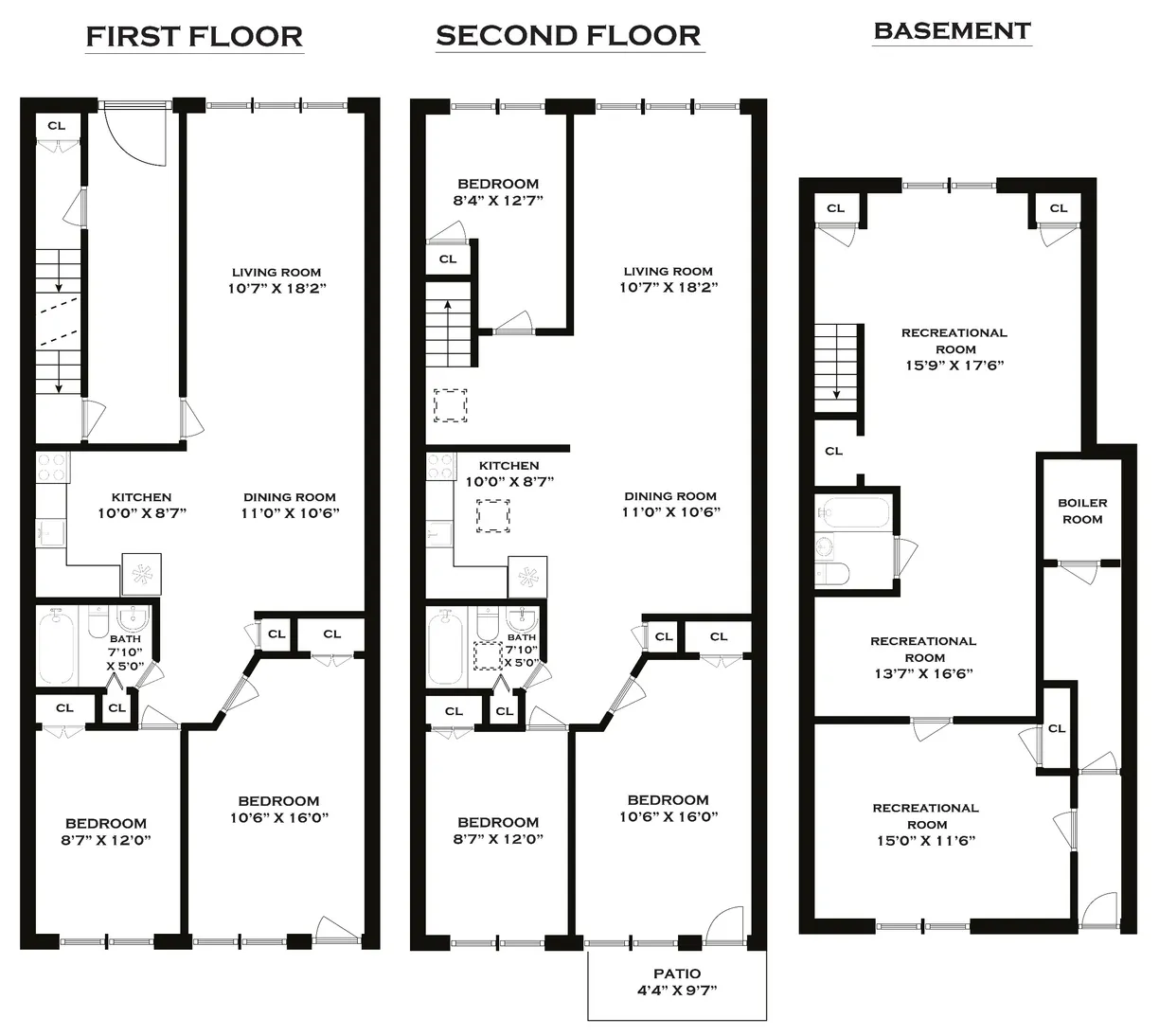 New York City Real Estate | View 659 Jerome Street | Floorplan