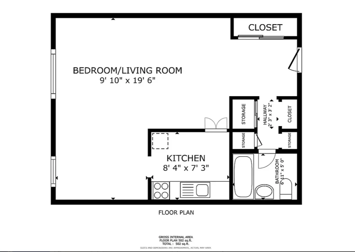 New York City Real Estate | View 34-43 60th Street, 5B | Floorplan