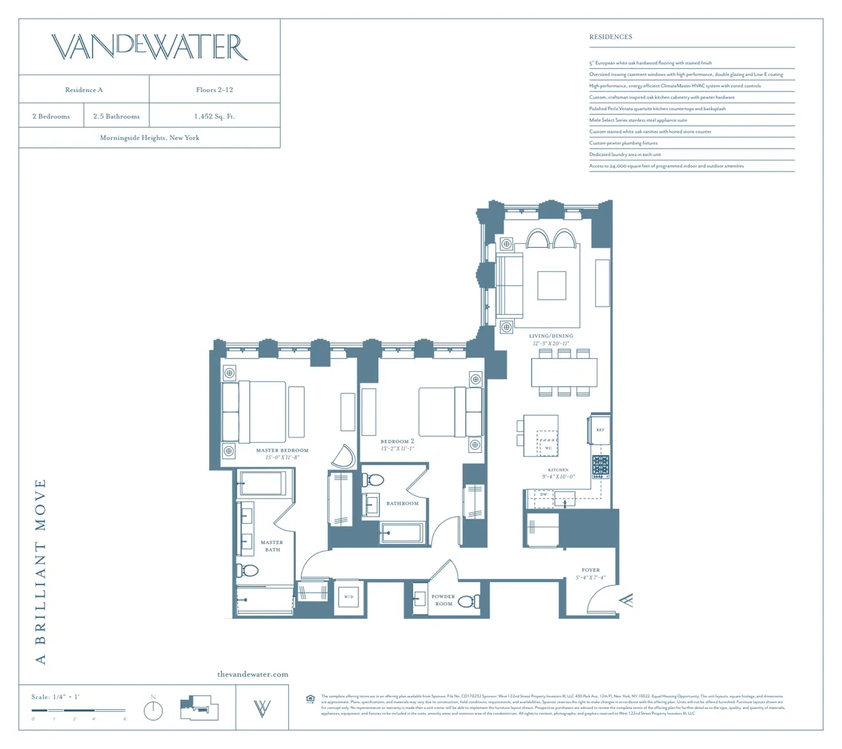 New York City Real Estate | View 543 W 122nd Street, 10A | Floorplan