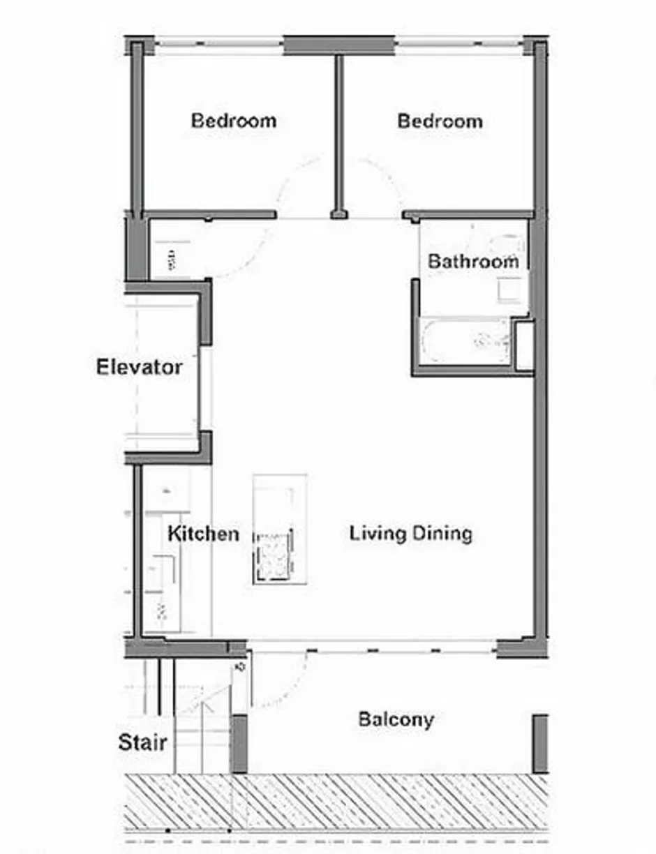 New York City Real Estate | View 651 New York Avenue, 502 | Floorplan