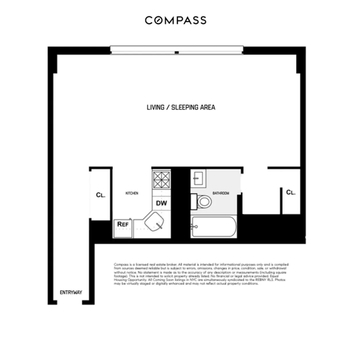 New York City Real Estate | View 180 Park Row, 25E | Floorplan