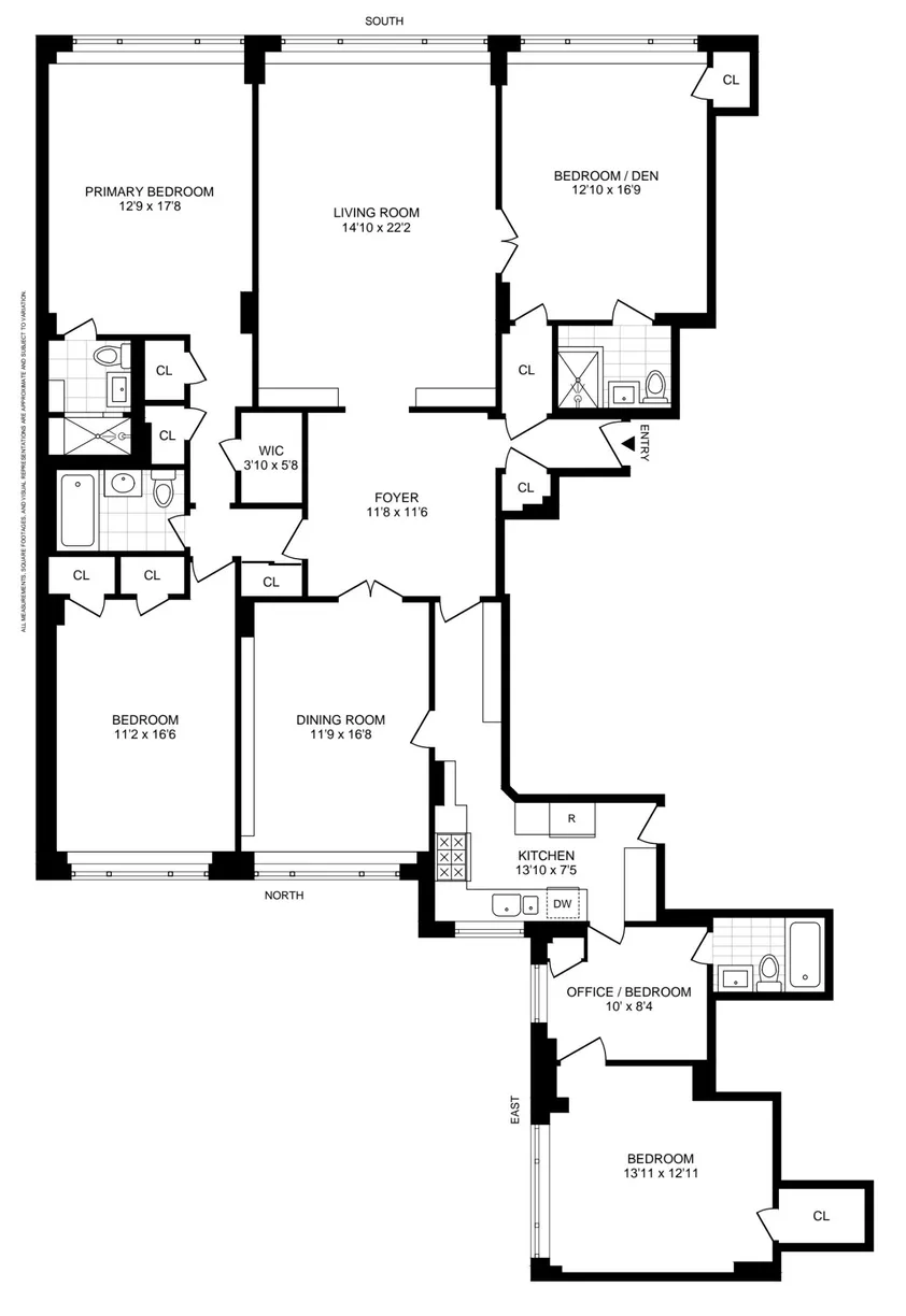 New York City Real Estate | View 139 E 63rd Street, 11A | Floorplan
