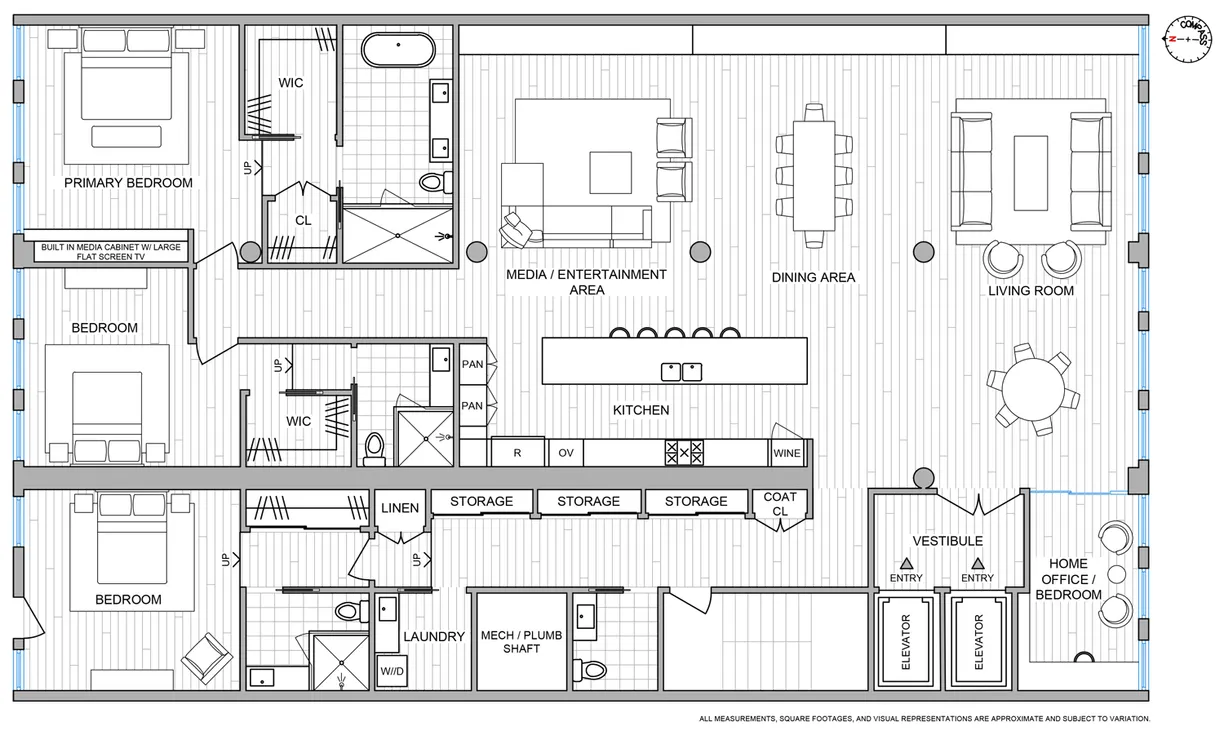 New York City Real Estate | View 15 W 24th Street, 3 | Floorplan 1