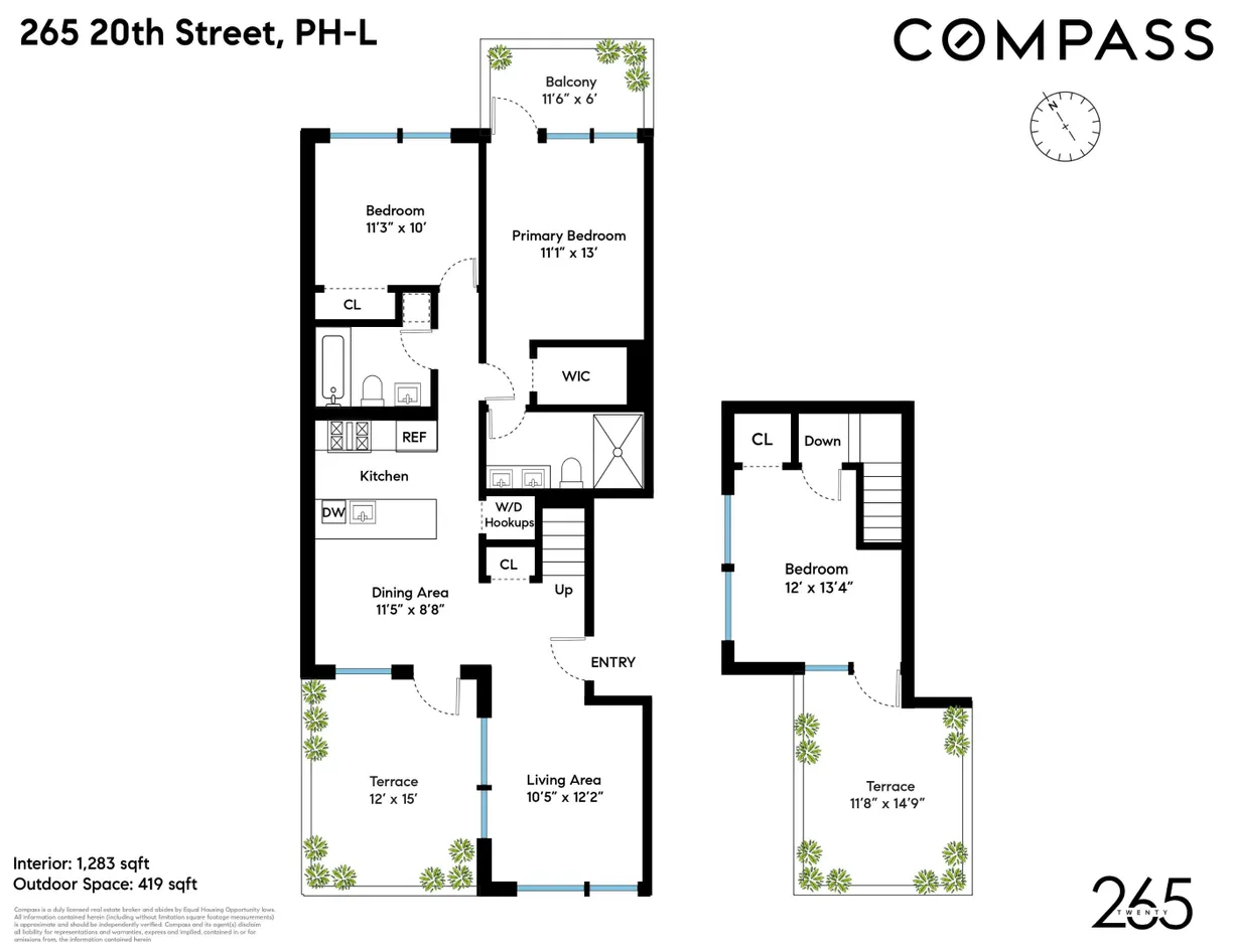 New York City Real Estate | View 265 20th Street, PHL | Floorplan