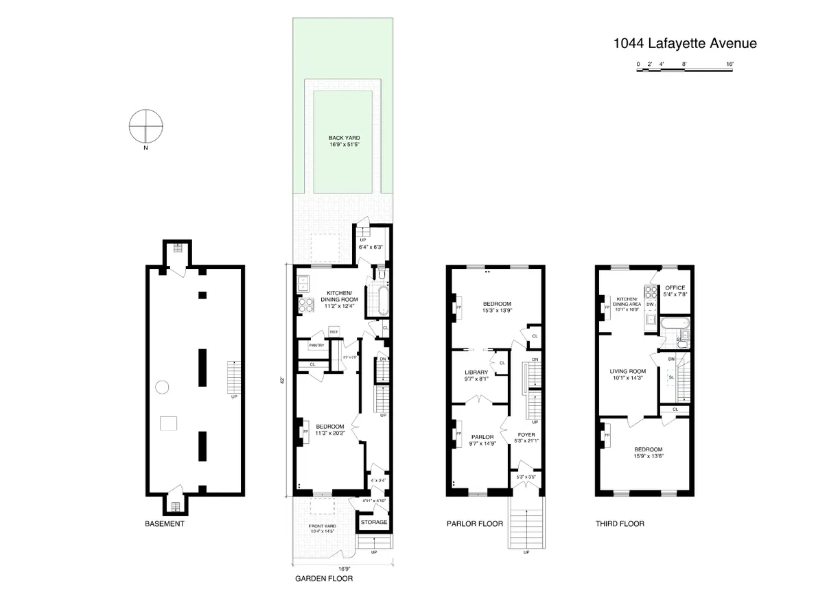 New York City Real Estate | View 1044 Lafayette Avenue | Floorplan
