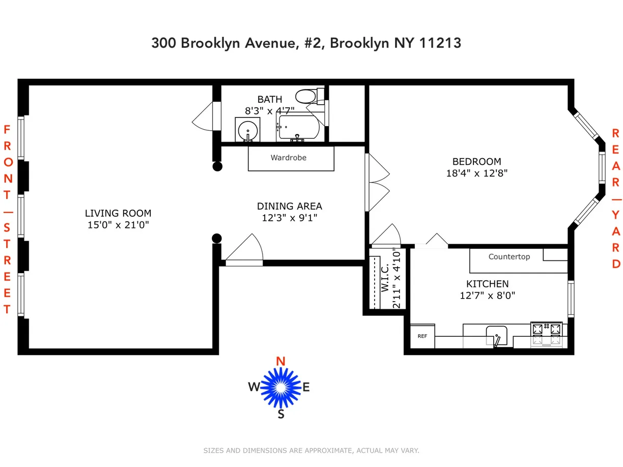 New York City Real Estate | View 300 Brooklyn Avenue | Floorplan