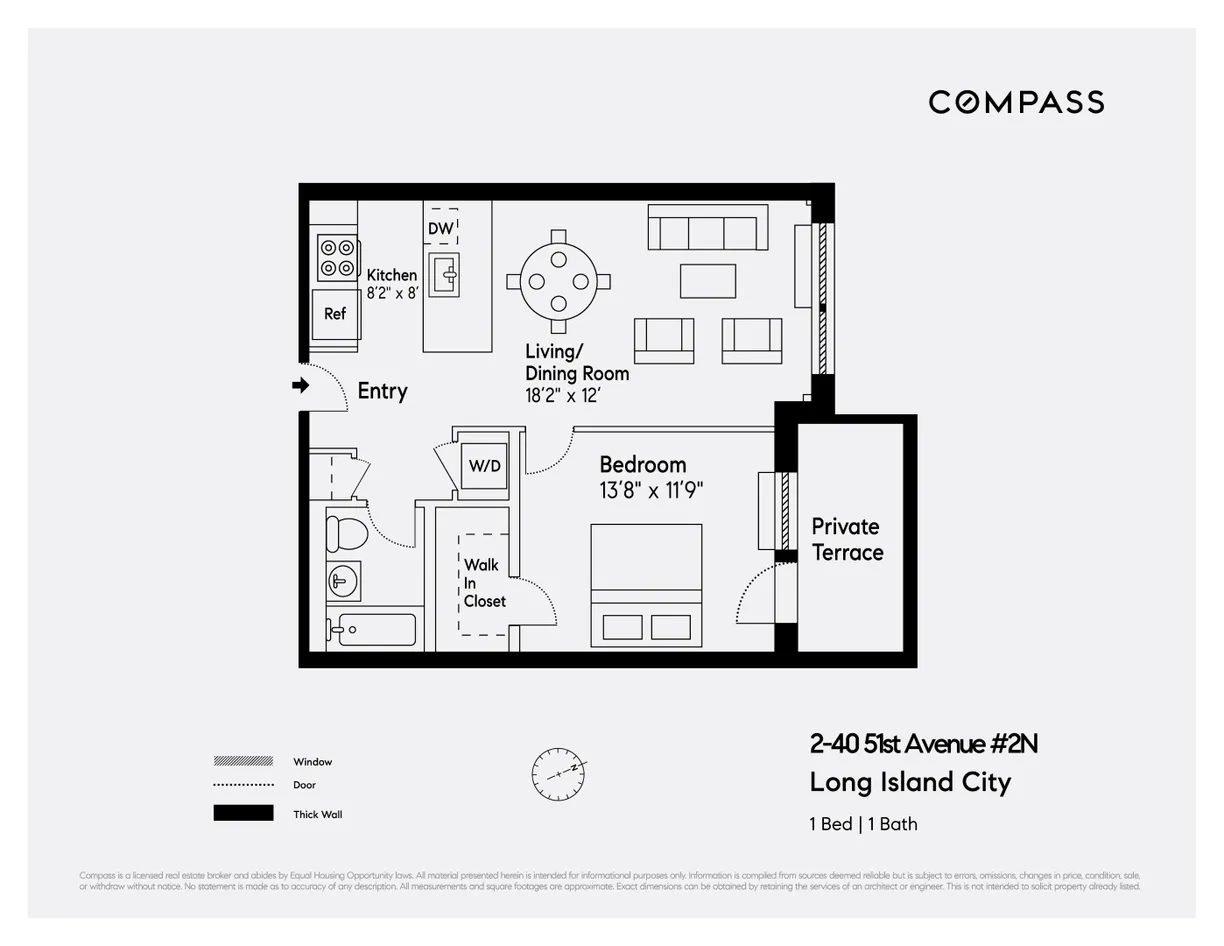 New York City Real Estate | View 2-40 51st Avenue, 2N | Floorplan