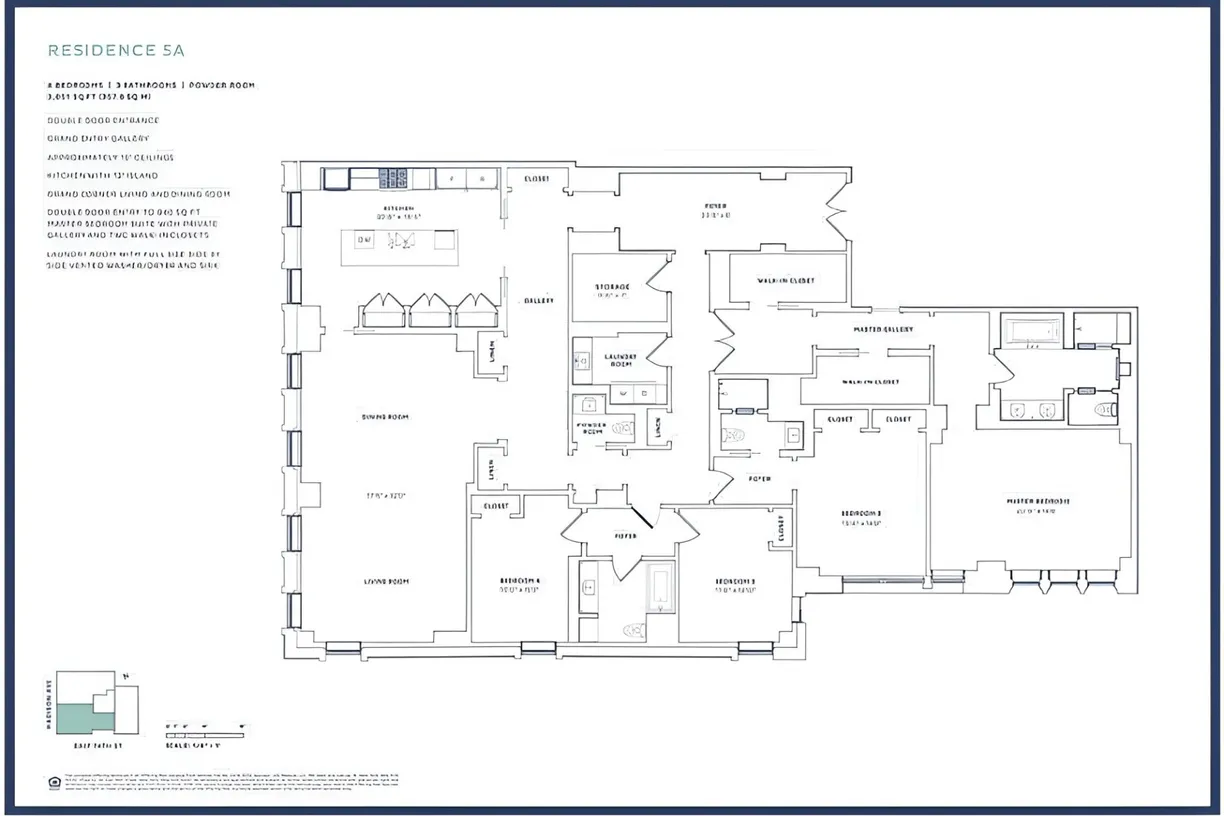 New York City Real Estate | View 33 E 74th Street, 5A | Floorplan
