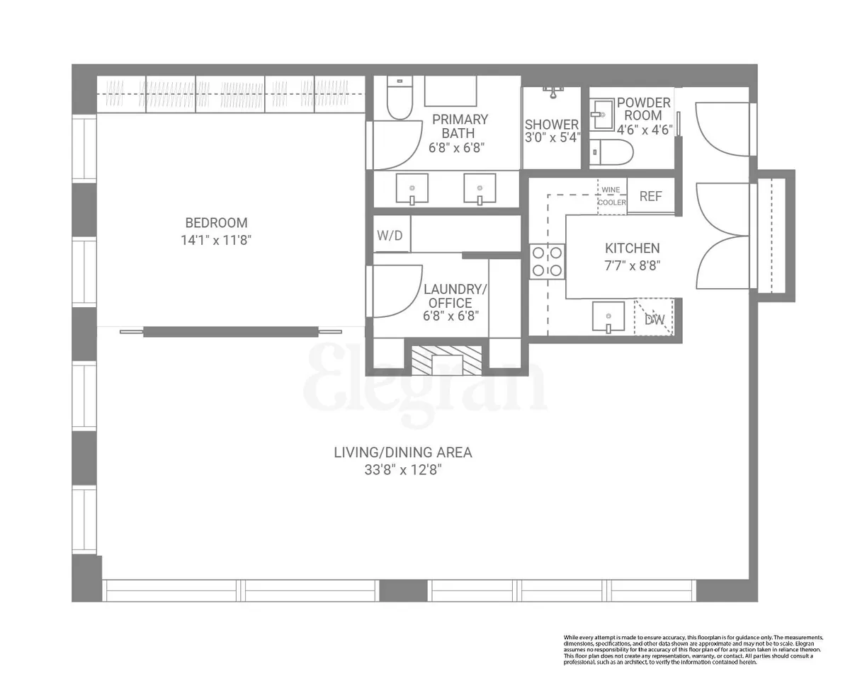 New York City Real Estate | View 133 2nd Avenue, 9 | Floorplan 1