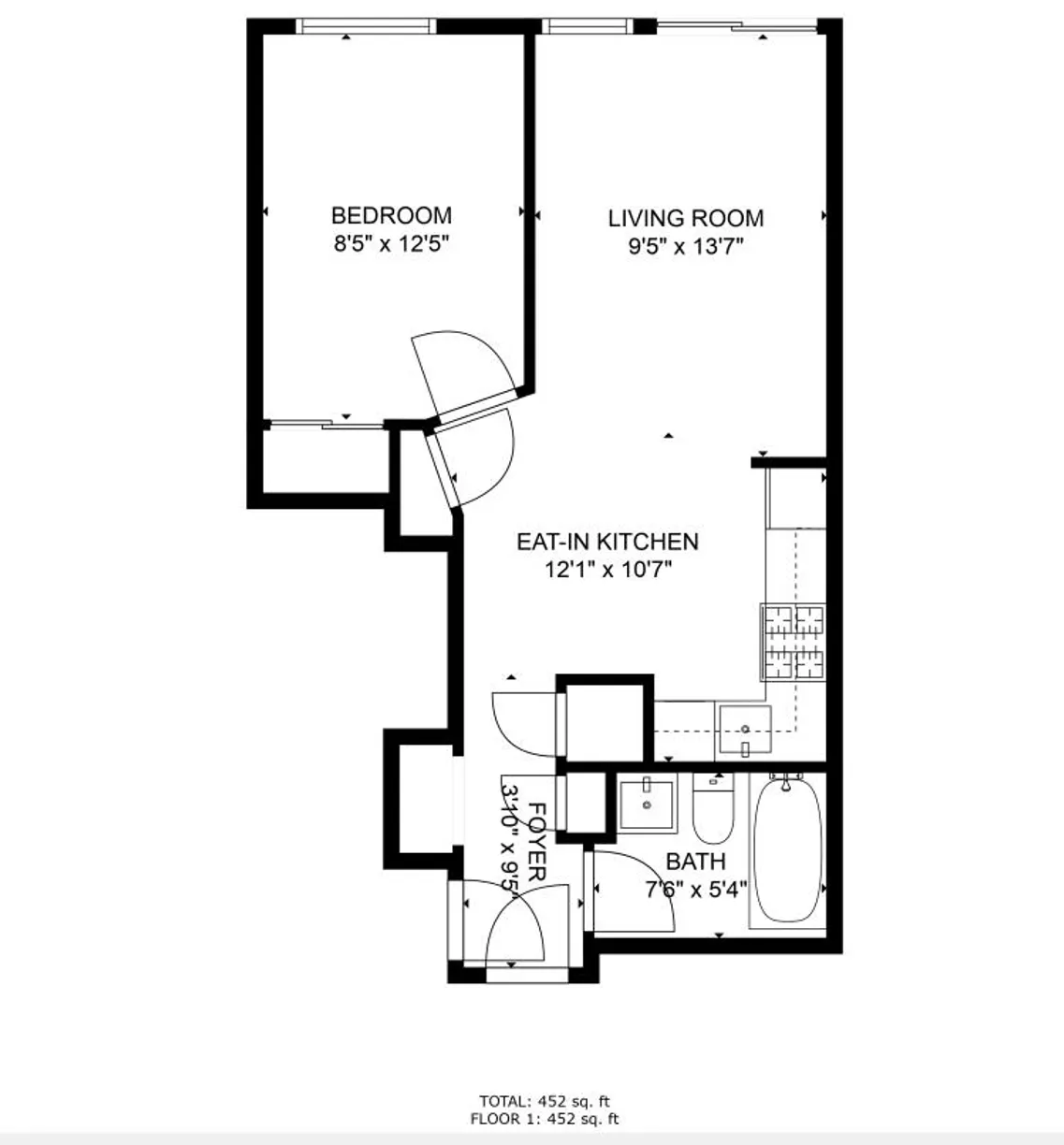 New York City Real Estate | View 84-22 60th Road, 1 | Floorplan