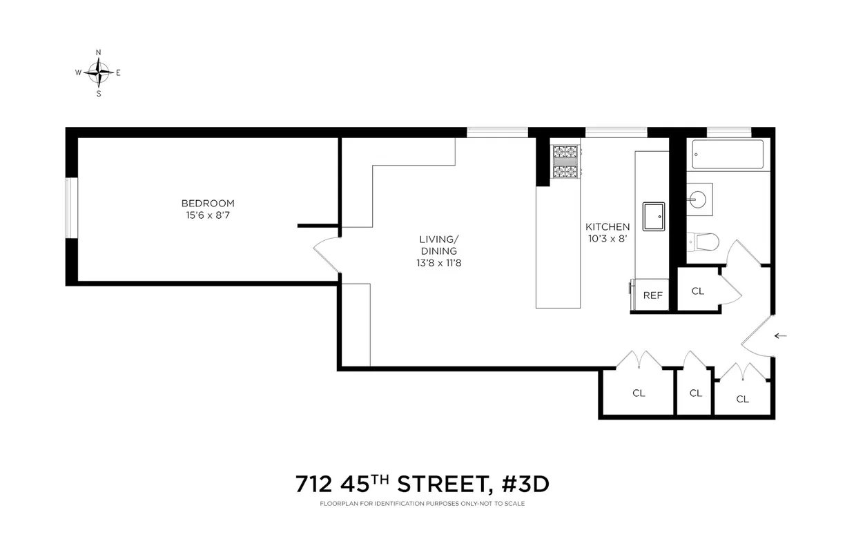 New York City Real Estate | View 712 45th Street, 3D | Floorplan